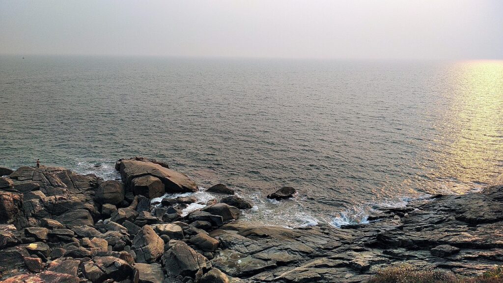 sunset, seashore, beach, sea view, nature, vengurla seaview, indian beaches